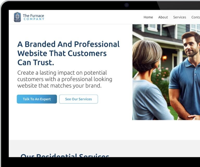 Professionally designed website