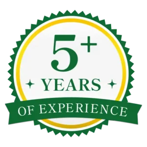 Five years experience