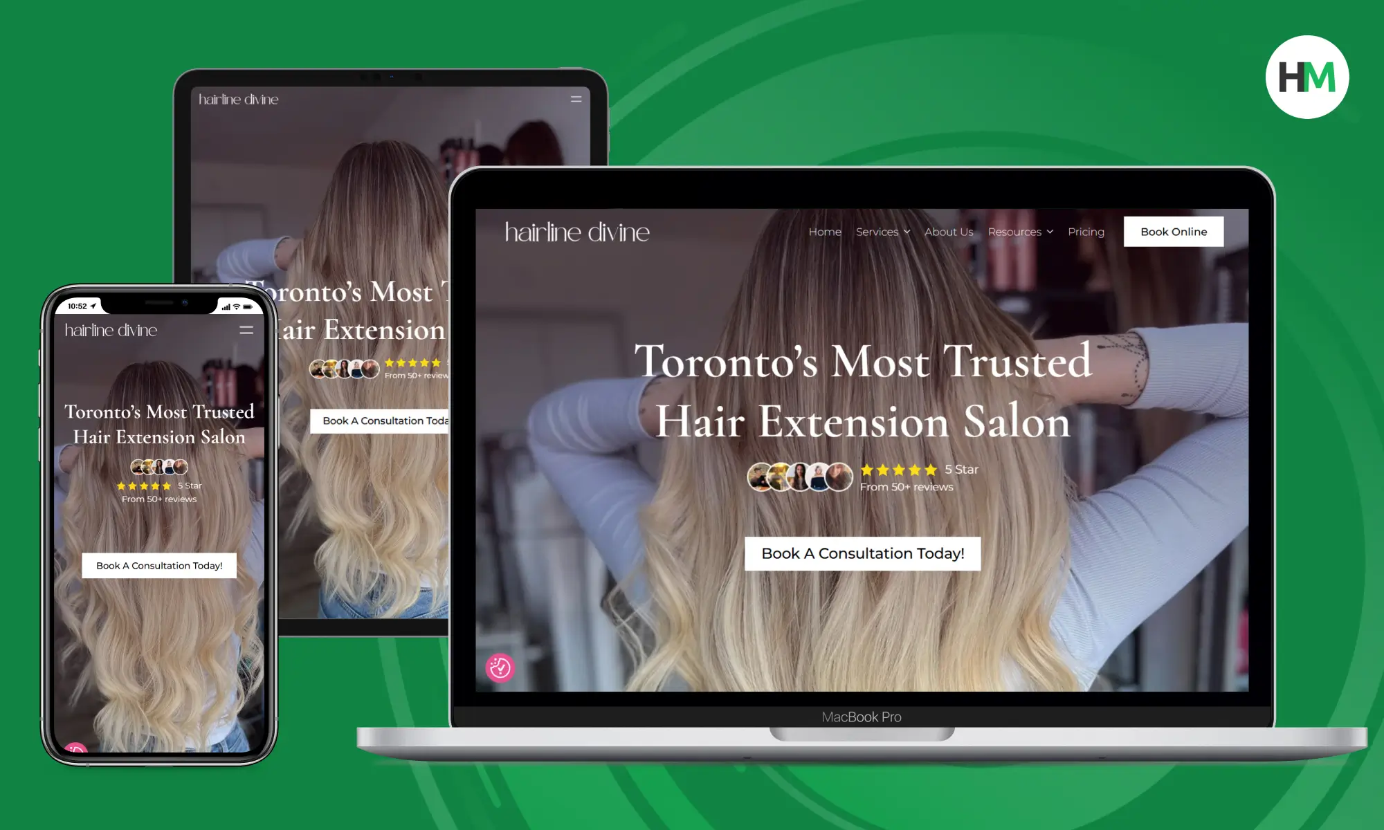 Helder Media responsive website portfolio piece