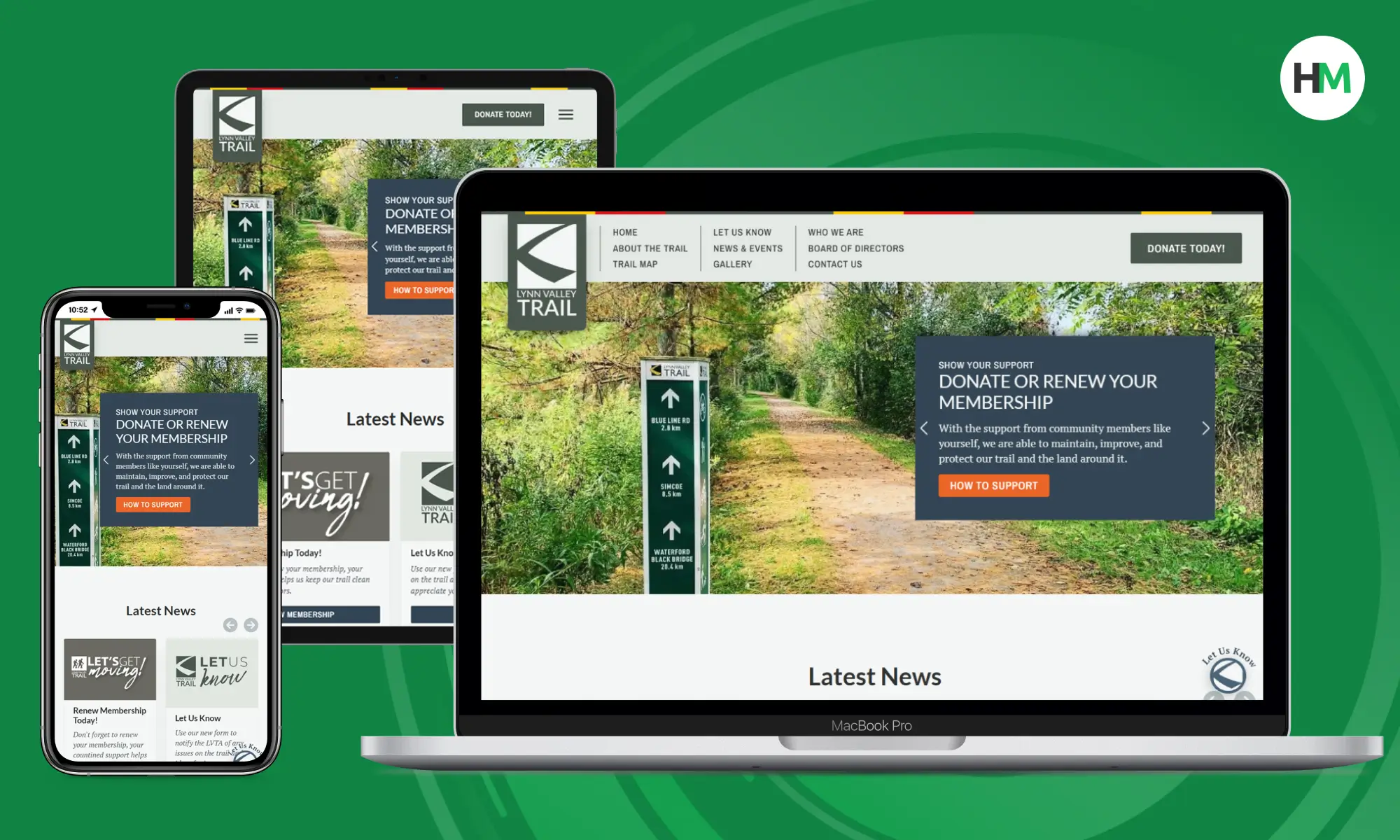 Helder Media responsive website portfolio piece
