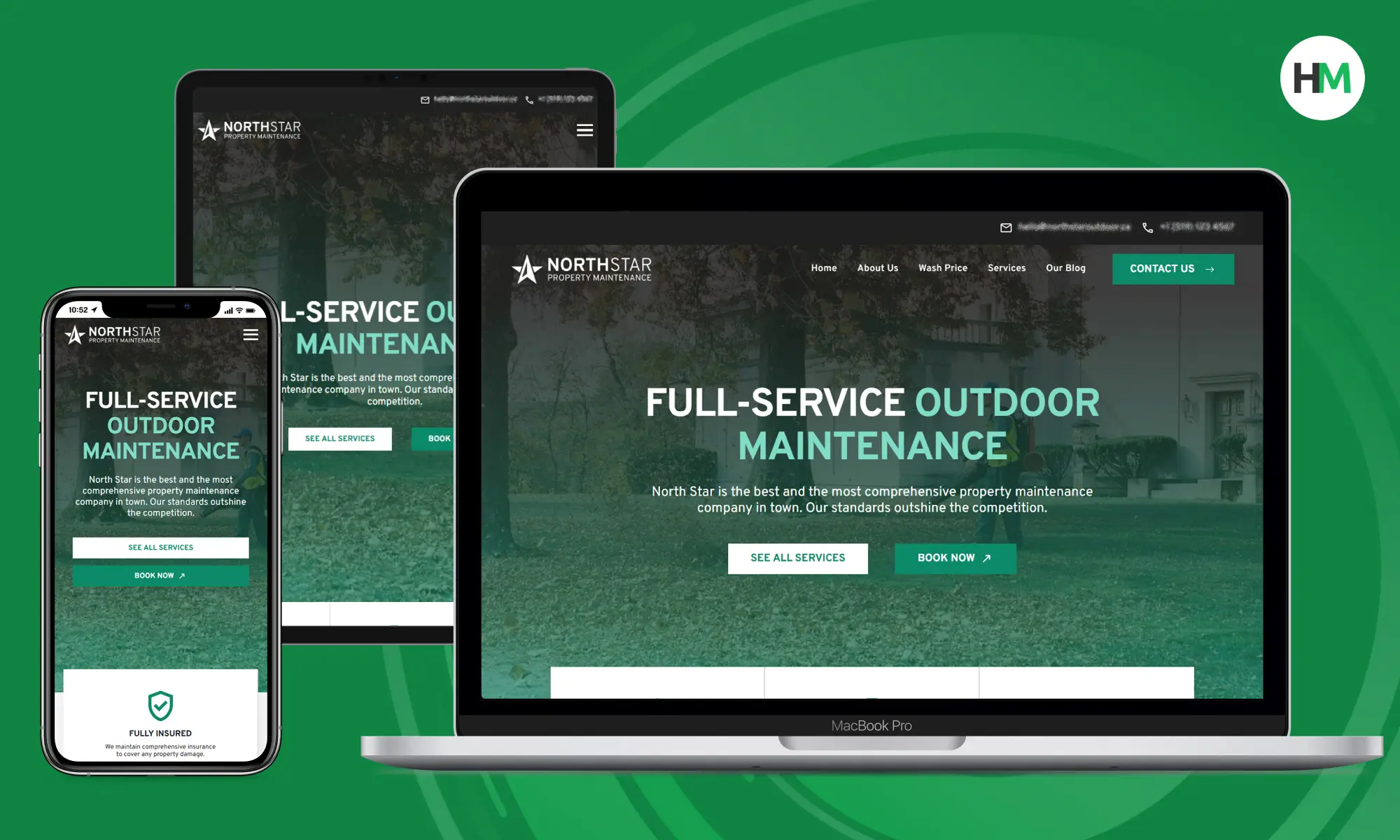 Helder Media responsive website portfolio piece