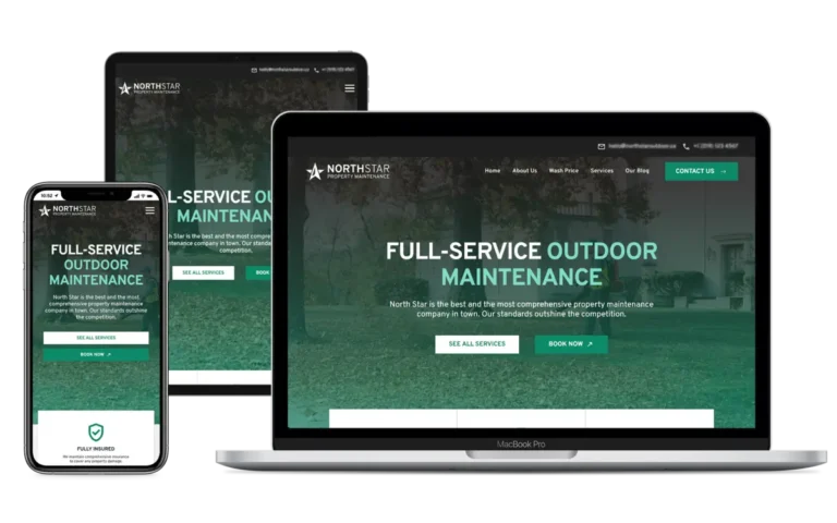 Professional small business website